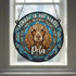 Cocker Spaniel Chocolate Memorial Stained Glass Effect Suncatcher